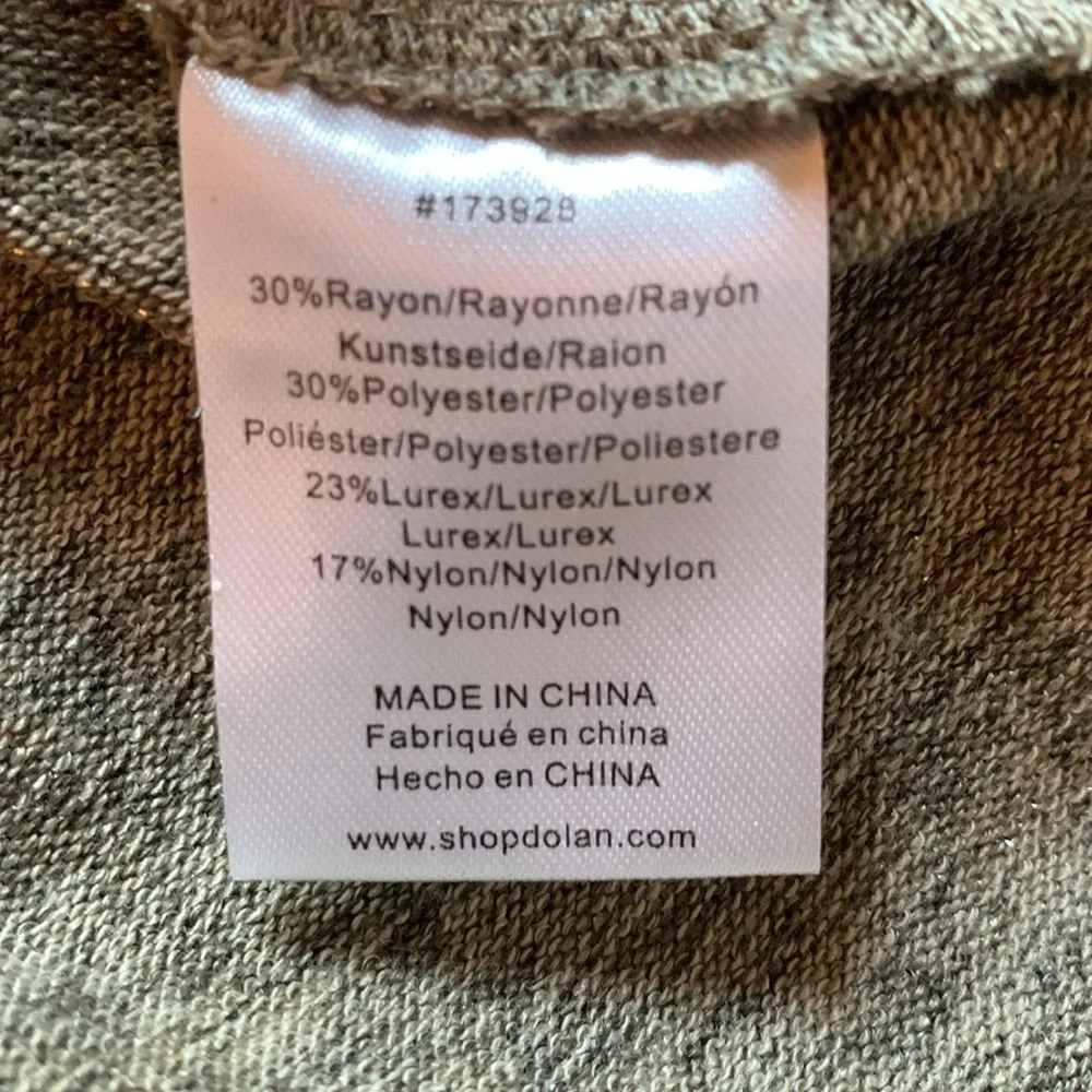 Anthropologie Dolan womens sweater size medium metallic neutral minimalist